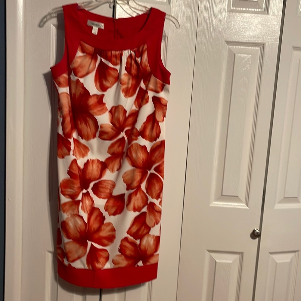 NWOT Dressbarn sleeveless floral sheath dress size 8
